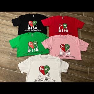 Live More Wealthy custom tshirts